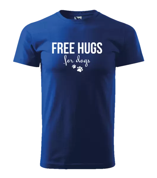 Pánské tričko Free hugs for dogs