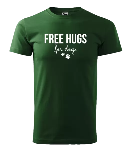 Pánské tričko Free hugs for dogs