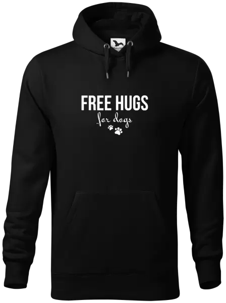 Pánská mikina Free hugs for dogs
