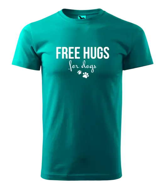 Pánské tričko Free hugs for dogs