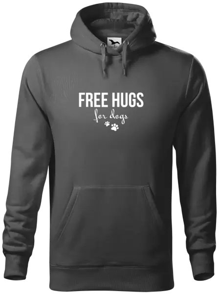 Pánská mikina Free hugs for dogs