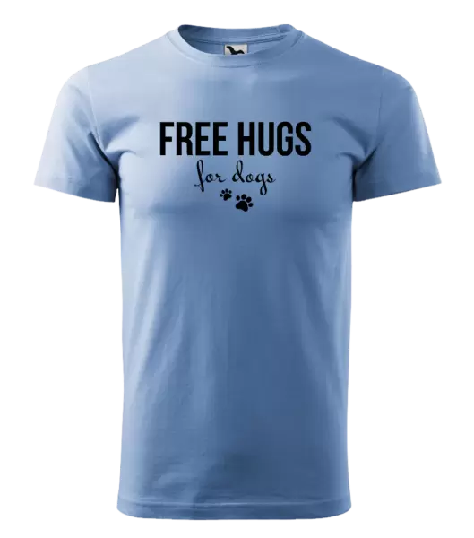 Pánské tričko Free hugs for dogs