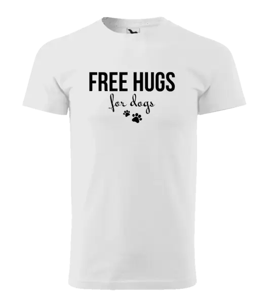 Pánské tričko Free hugs for dogs