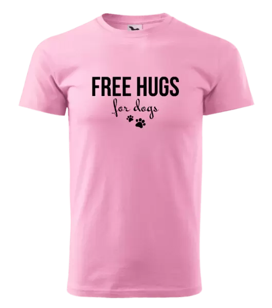 Pánské tričko Free hugs for dogs
