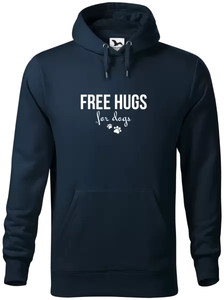 Pánská mikina Free hugs for dogs