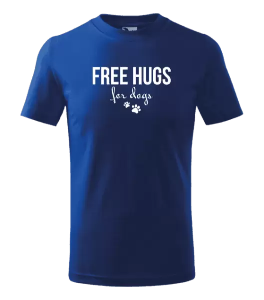 Dětské tričko Free hugs for dogs