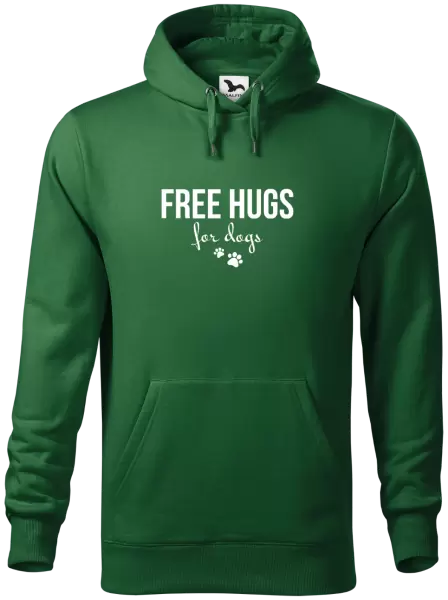 Pánská mikina Free hugs for dogs