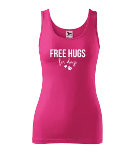 Dámské tílko Free hugs for dogs