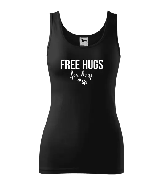 Dámské tílko Free hugs for dogs