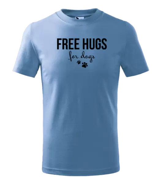 Dětské tričko Free hugs for dogs