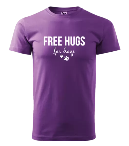 Pánské tričko Free hugs for dogs