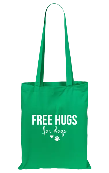 Látková taška Free hugs for dogs