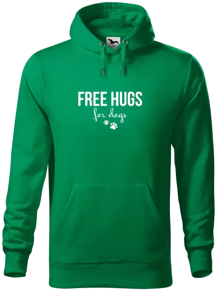 Pánská mikina Free hugs for dogs