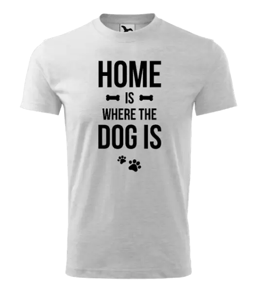 Dětské tričko Home is where the dog is