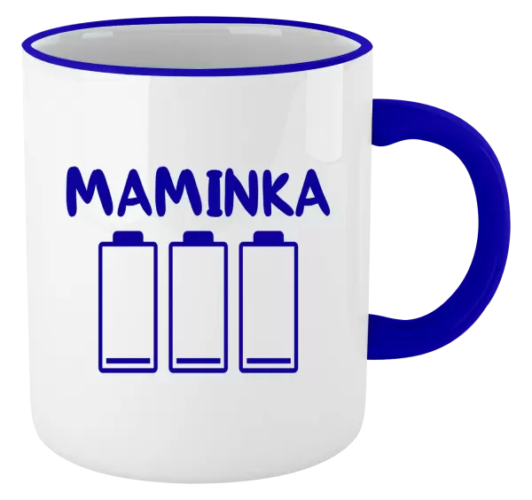 Hrnek Maminka - vybité baterie