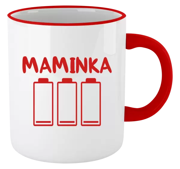 Hrnček Maminka - vybité baterky