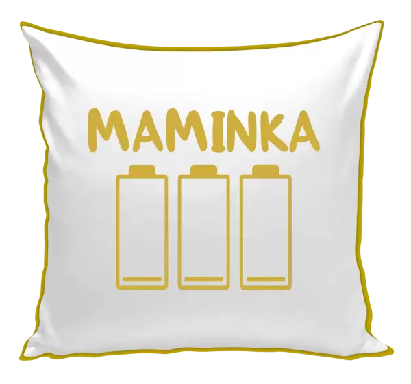 Polštář Maminka - vybité baterie