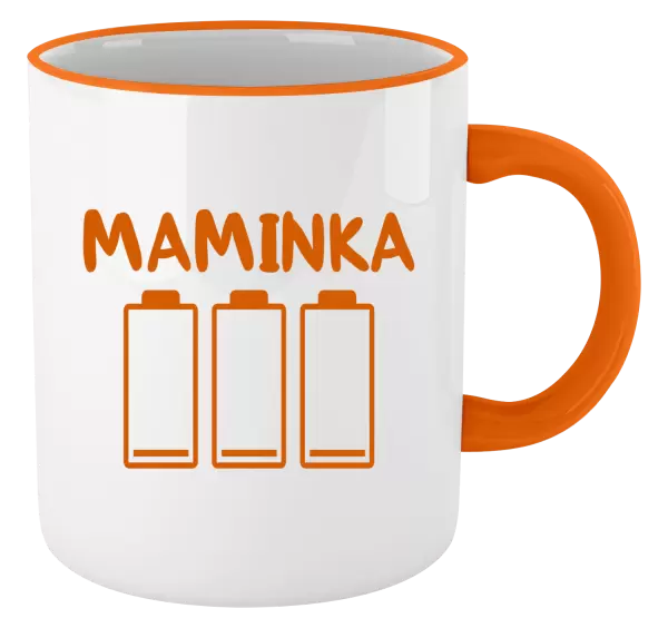 Hrnček Maminka - vybité baterky