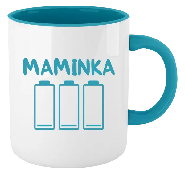 Hrnek Maminka - vybité baterie