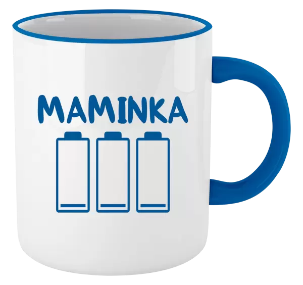 Hrnek Maminka - vybité baterie