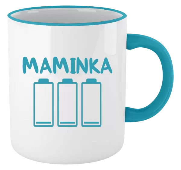 Hrnek Maminka - vybité baterie