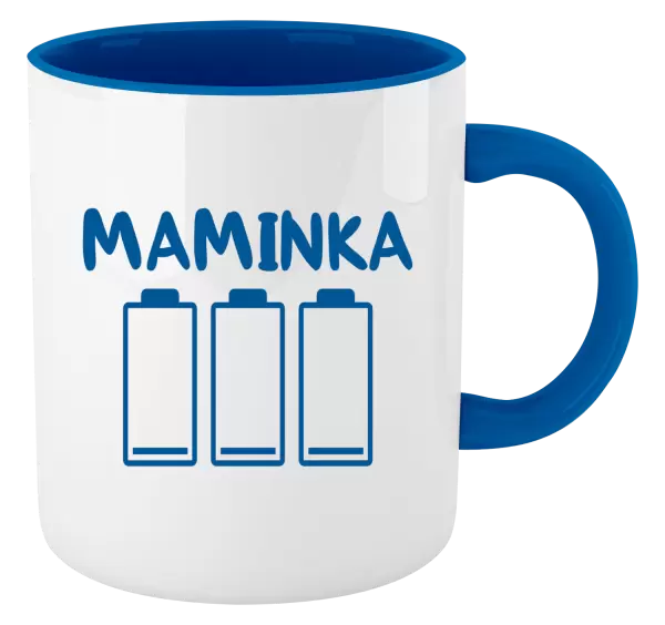Hrnček  Maminka - vybité baterky