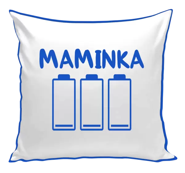 Polštář Maminka - vybité baterie