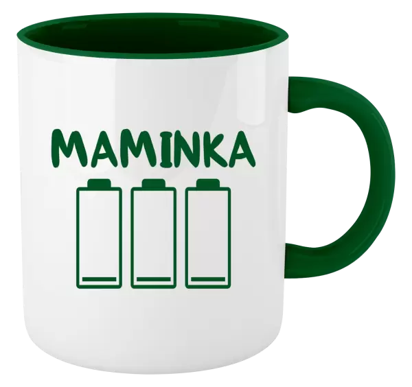 Hrnček  Maminka - vybité baterky