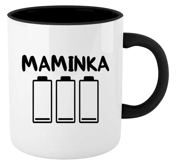 Hrnek Maminka - vybité baterie