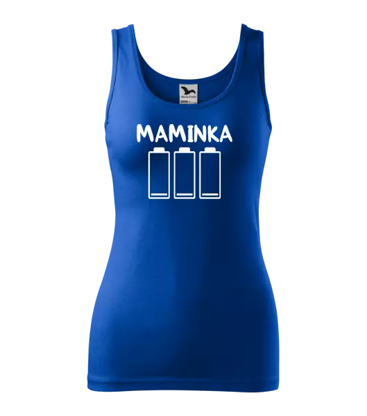 Dámské tílko Maminka - vybité baterie