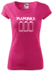 Dámské tričko Maminka - vybité baterie