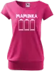 Dámské tričko Maminka - vybité baterie