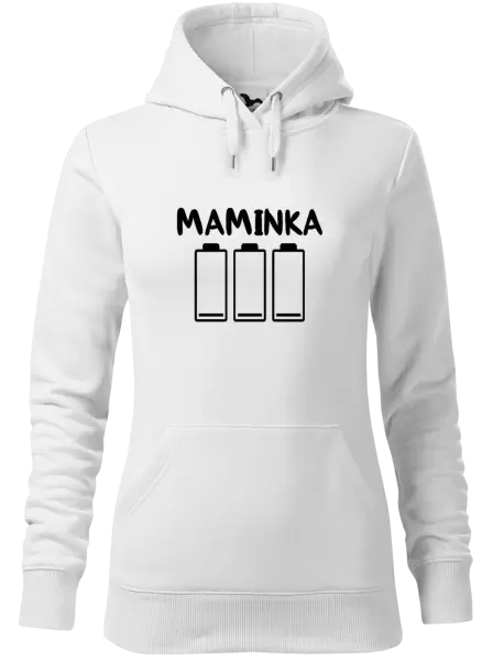 Dámská mikina Maminka - vybité baterie