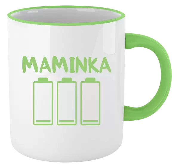 Hrnek Maminka - vybité baterie