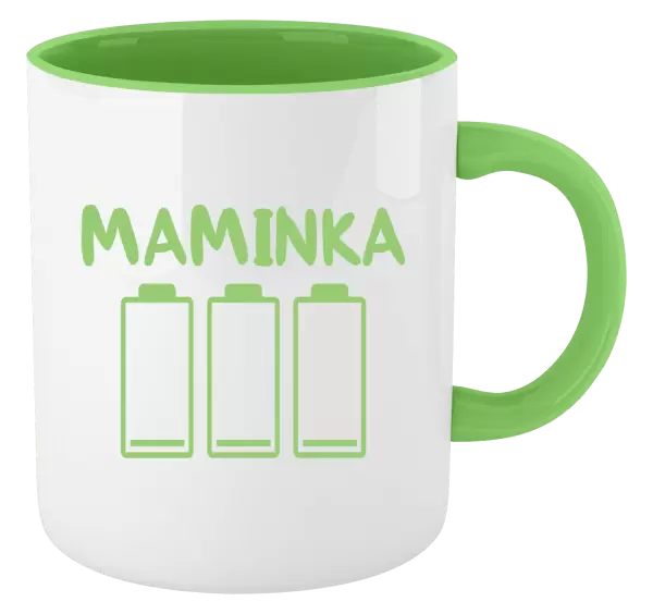 Hrnček  Maminka - vybité baterky