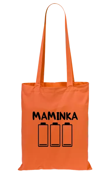 Látková taška Maminka - vybité baterie