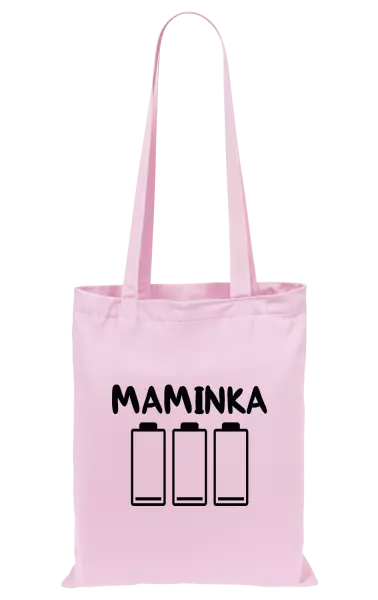 Látková taška Maminka - vybité baterie