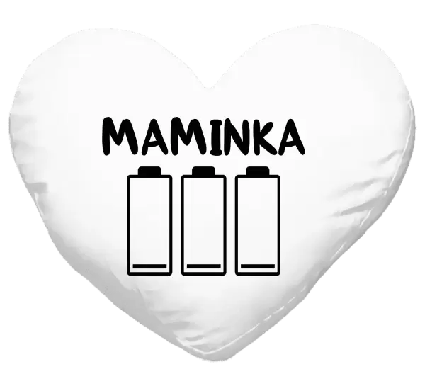 Polštář Maminka - vybité baterie