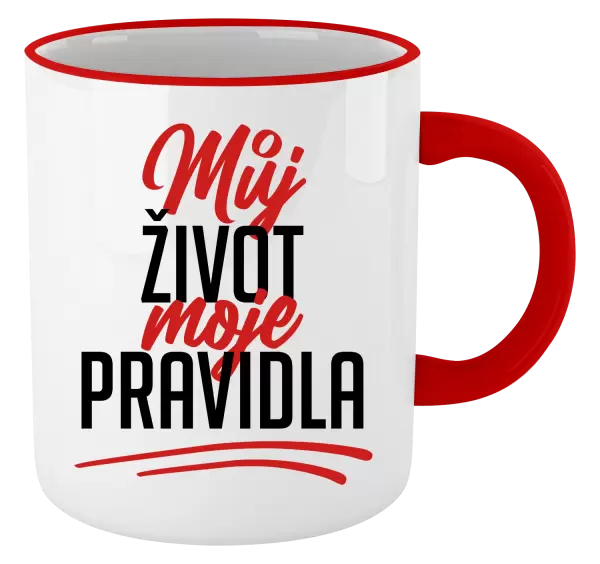 Hrnek Můj život, moje pravidla