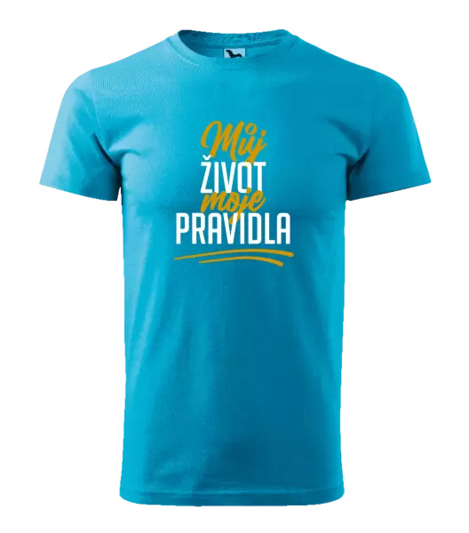 Pánské tričko Můj život, moje pravidla