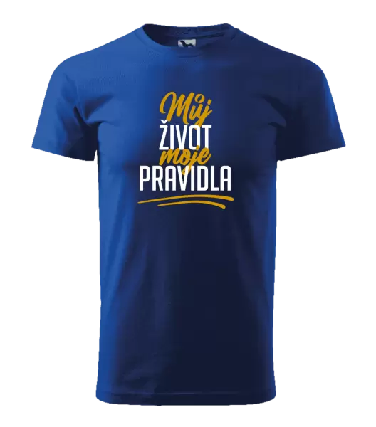 Pánské tričko Můj život, moje pravidla