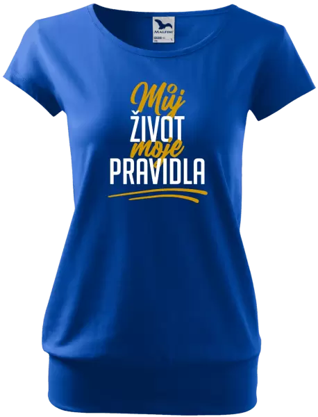 Dámské tričko Můj život, moje pravidla