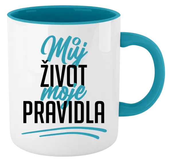 Hrnek Můj život, moje pravidla