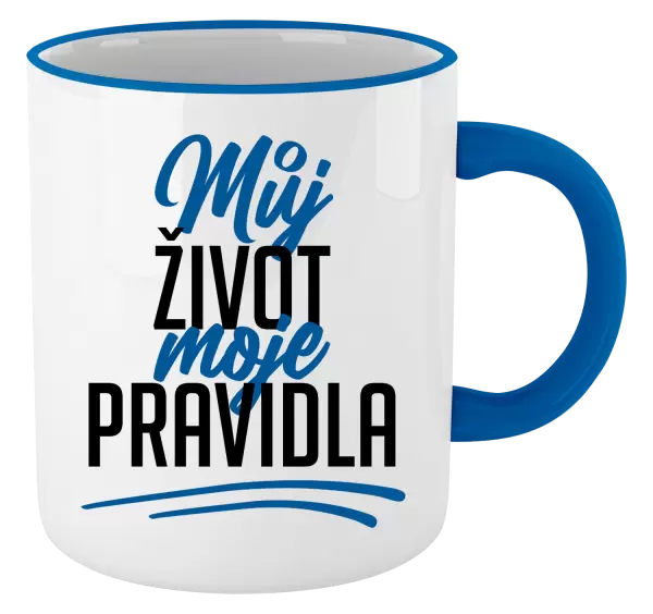Hrnek Můj život, moje pravidla