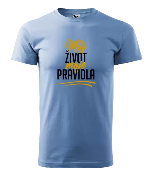 Pánské tričko Můj život, moje pravidla