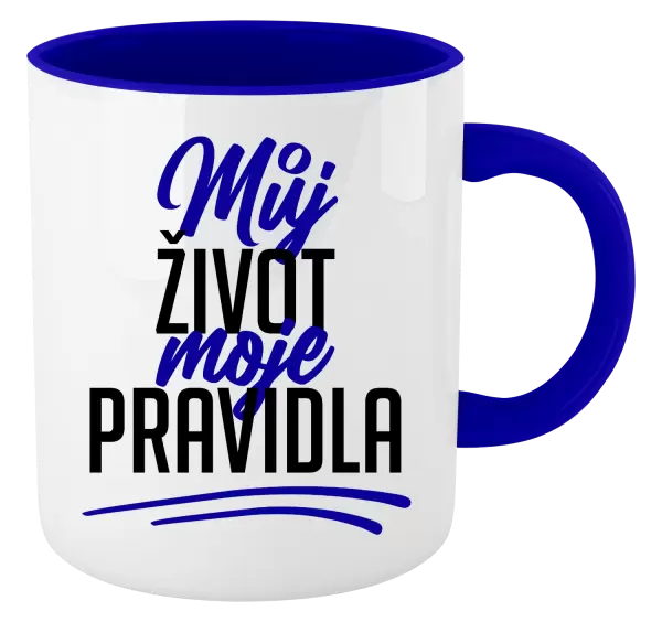 Hrnek Můj život, moje pravidla