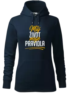 Dámská mikina Malfini Cape Můj život, moje pravidla