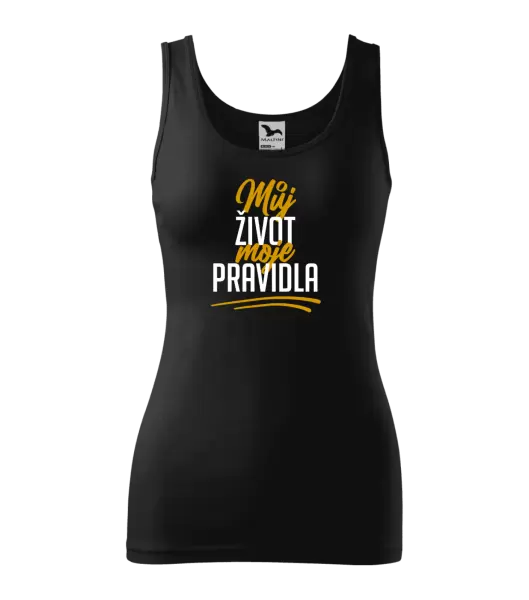 Dámské tílko Můj život, moje pravidla