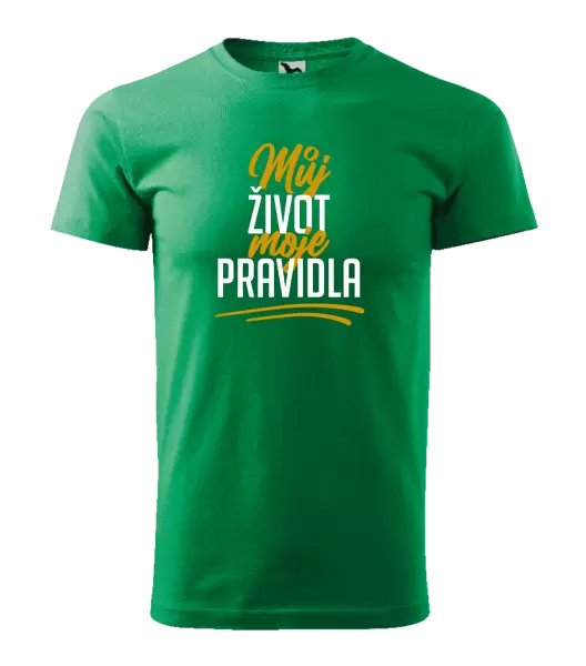 Pánské tričko Můj život, moje pravidla