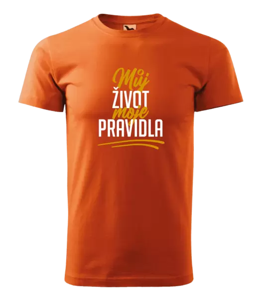 Pánské tričko Můj život, moje pravidla